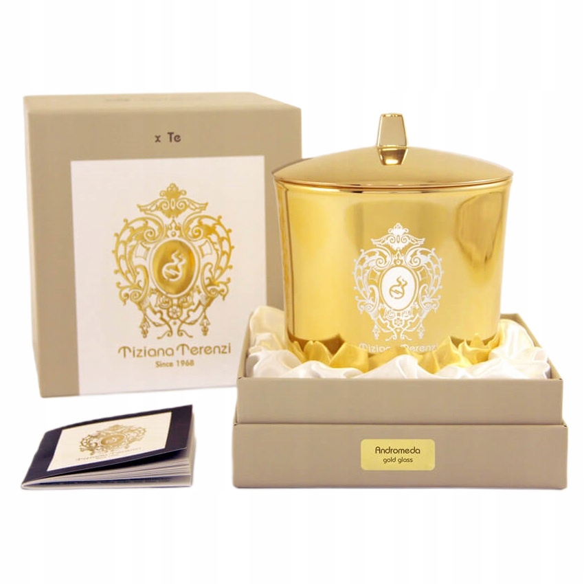 Tiziana Terenzi Andromeda Gold Glass Svíčka 500 G