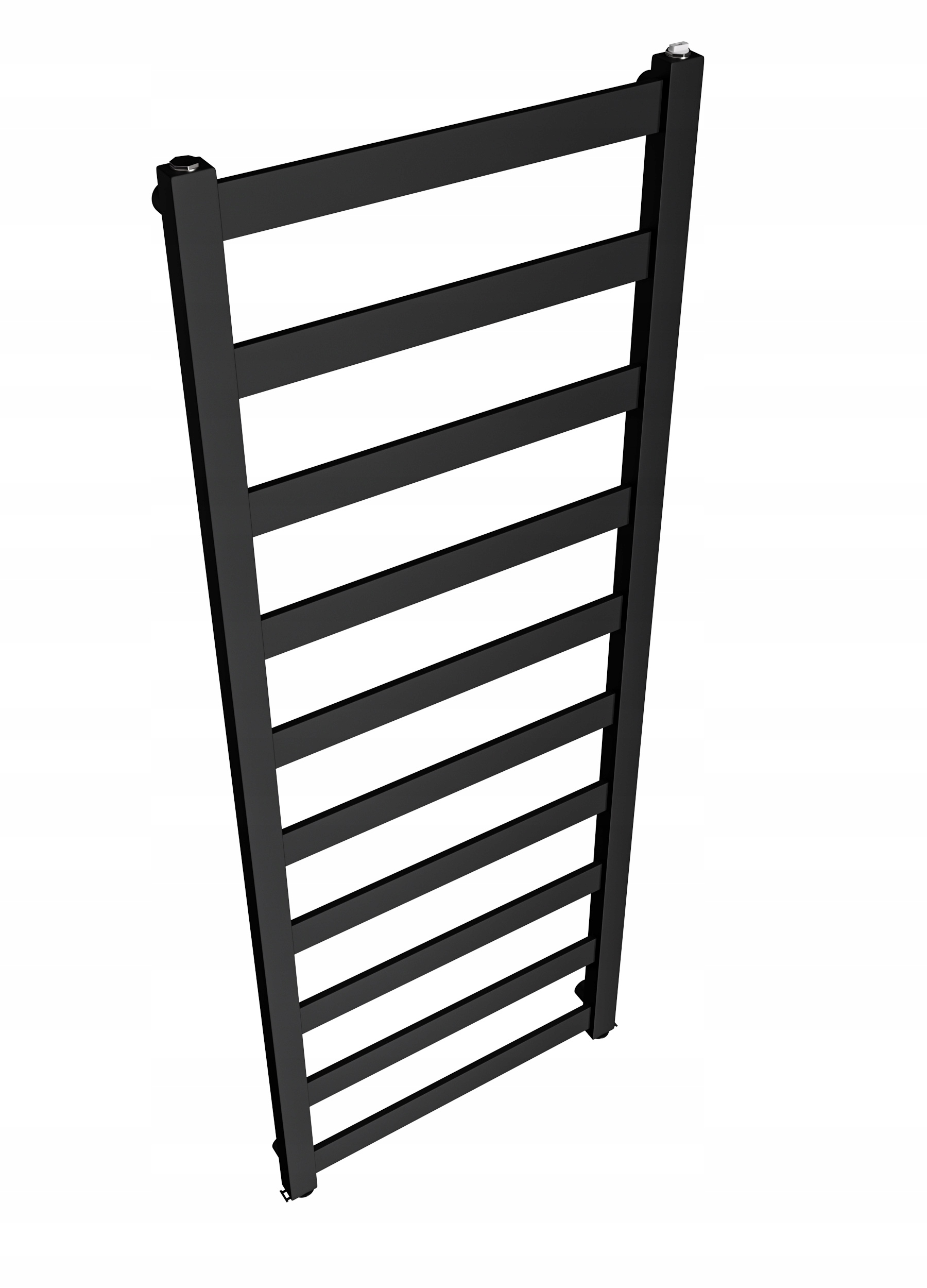 Kúpeľňový Radiátor Pprosty Čierny Mat 970/540