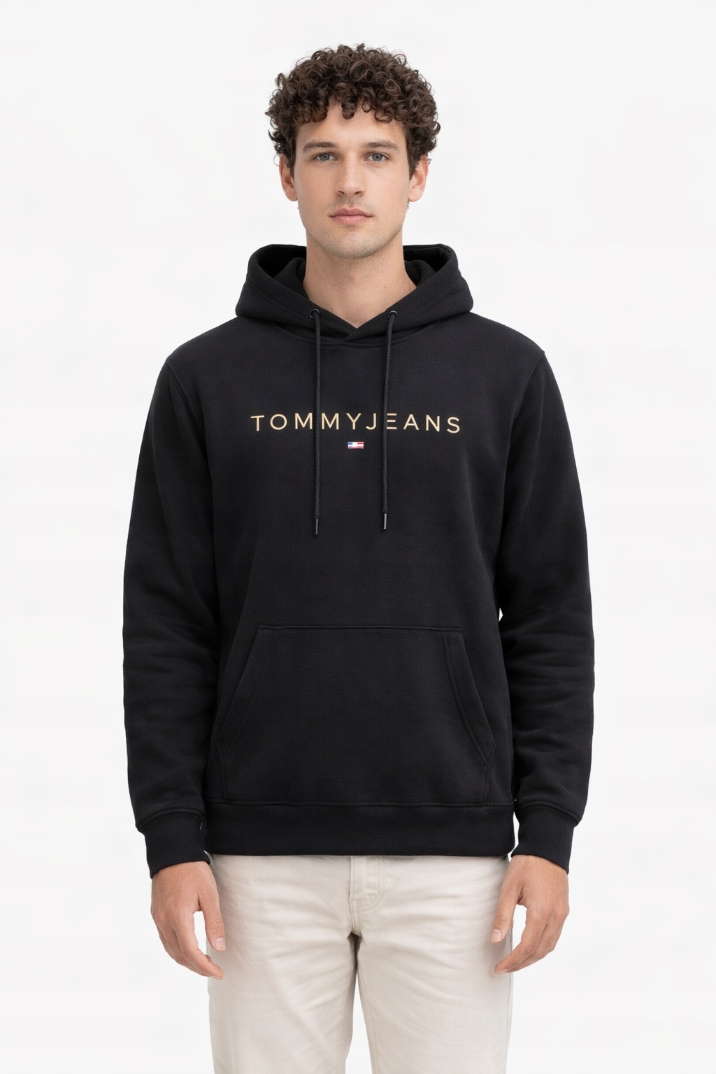 Tommy Jeans Černá Pánská Mikina S Kapucí A Logem XXL I_h