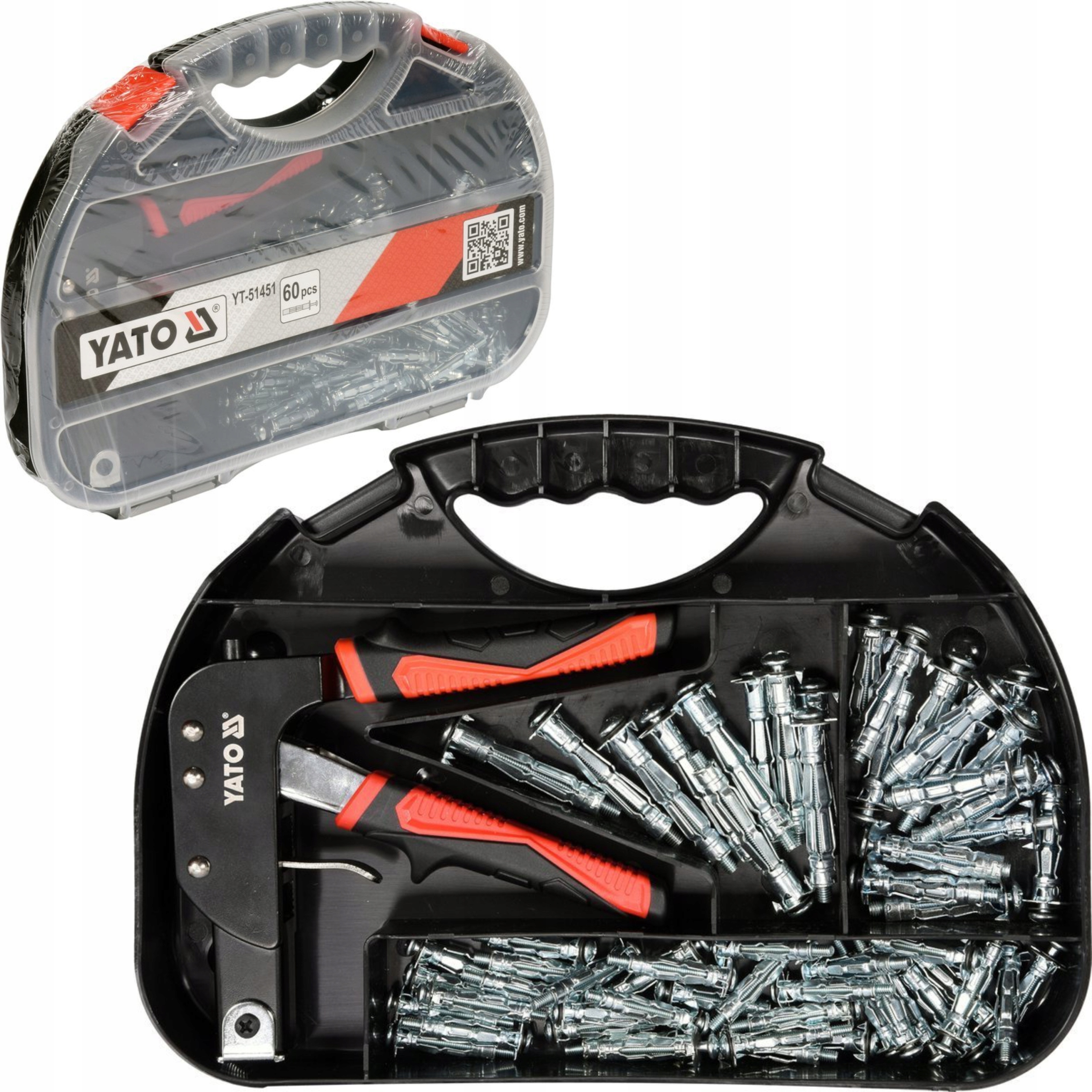 

Zaciskarka kołków Molly Osadzak + kołki 60 szt.