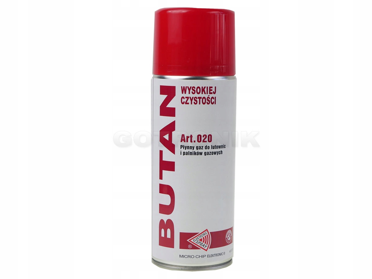 

Butan 400ml gaz do lutownic gazowych art.020