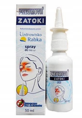 

Pneumovit Zatoki Spray do nosa hipertoniczny 50ml