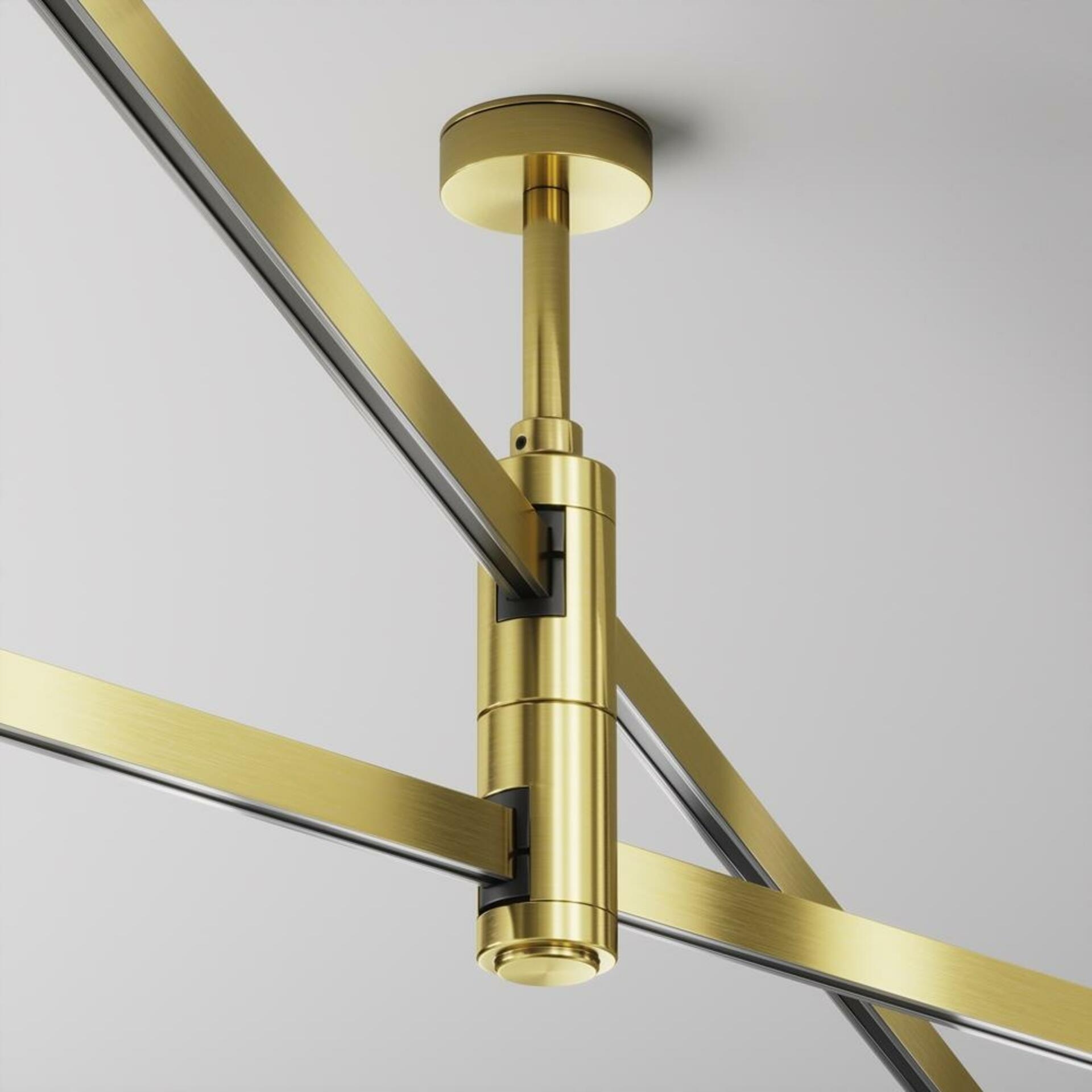 Maytoni Upevnenie k stropu dvojité krátke 78 mm pre magnetickú lištu 24 V