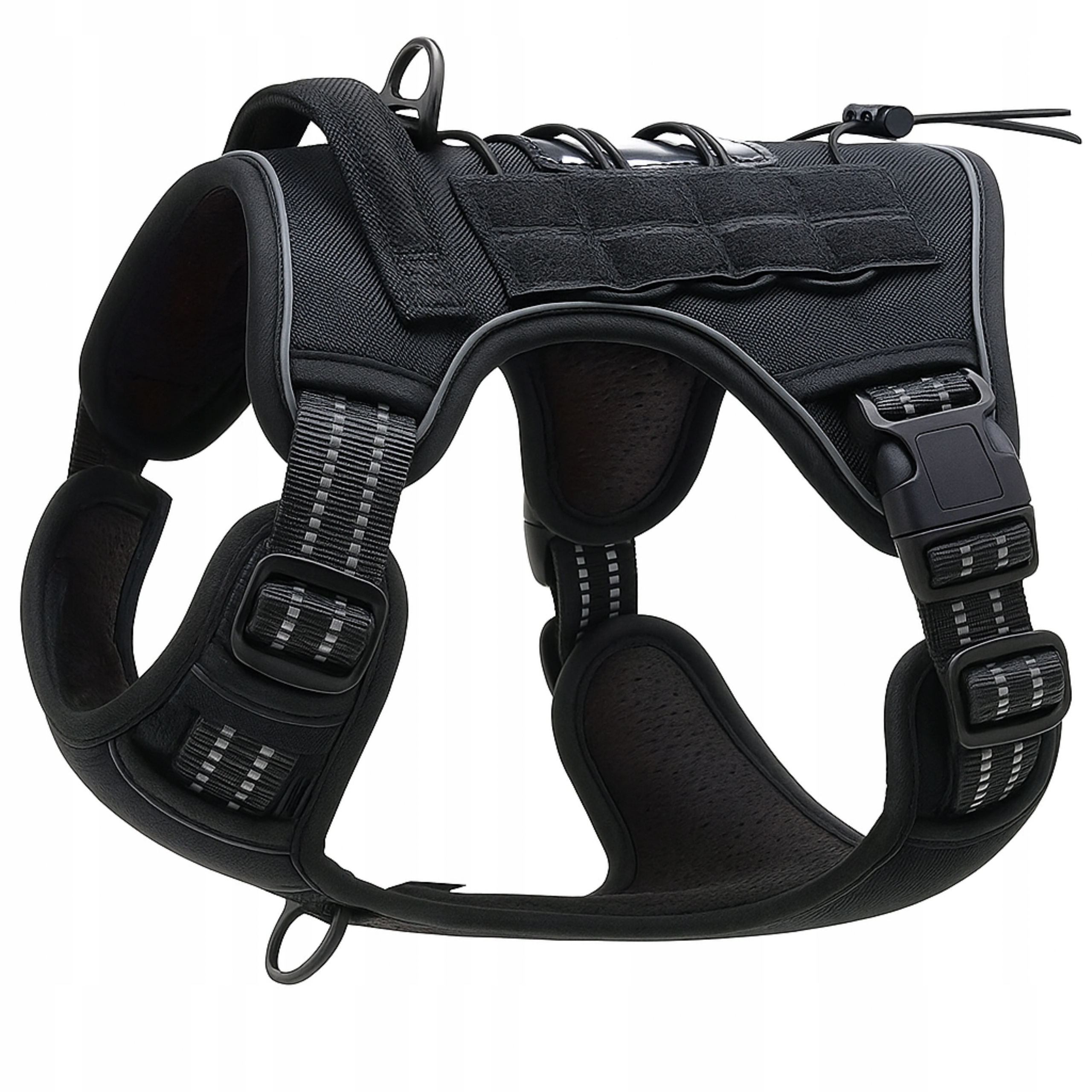 Levně Postroj pro středního velkého psa Silný Easy Walk Nastavitelný XL Reflexní