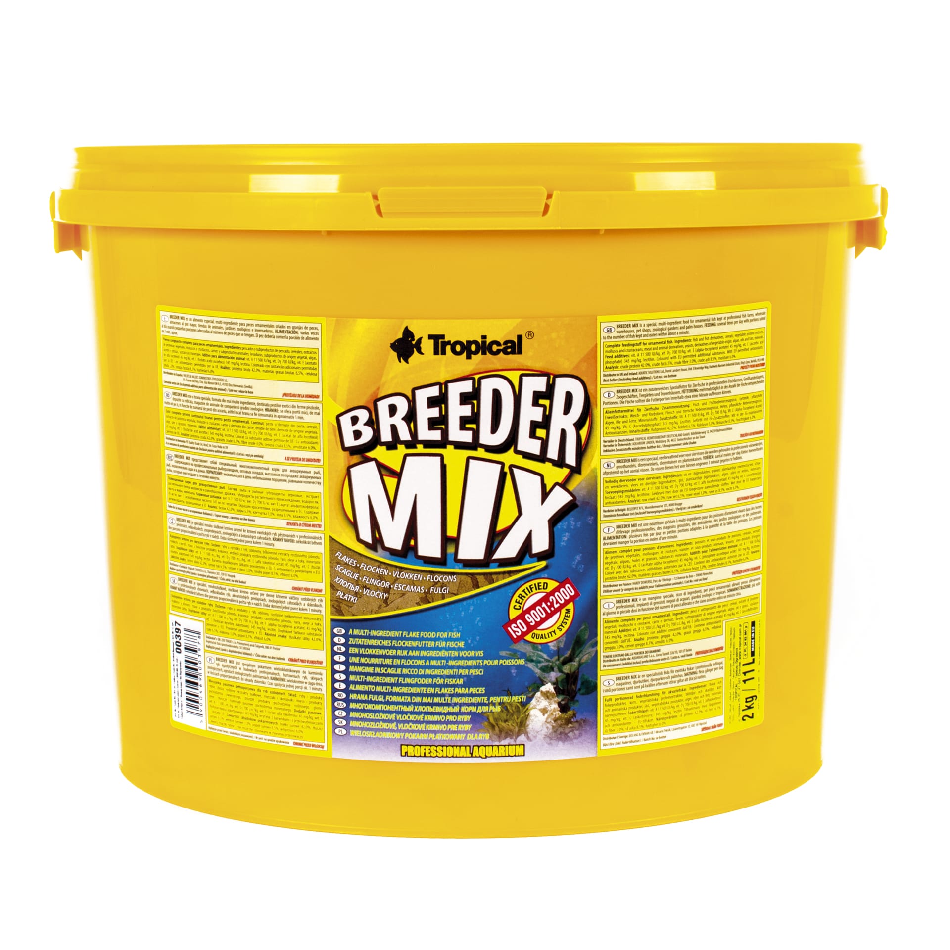 Breeder MIX 11L/2KG Wieloskładnikowy pokarm dla ryb