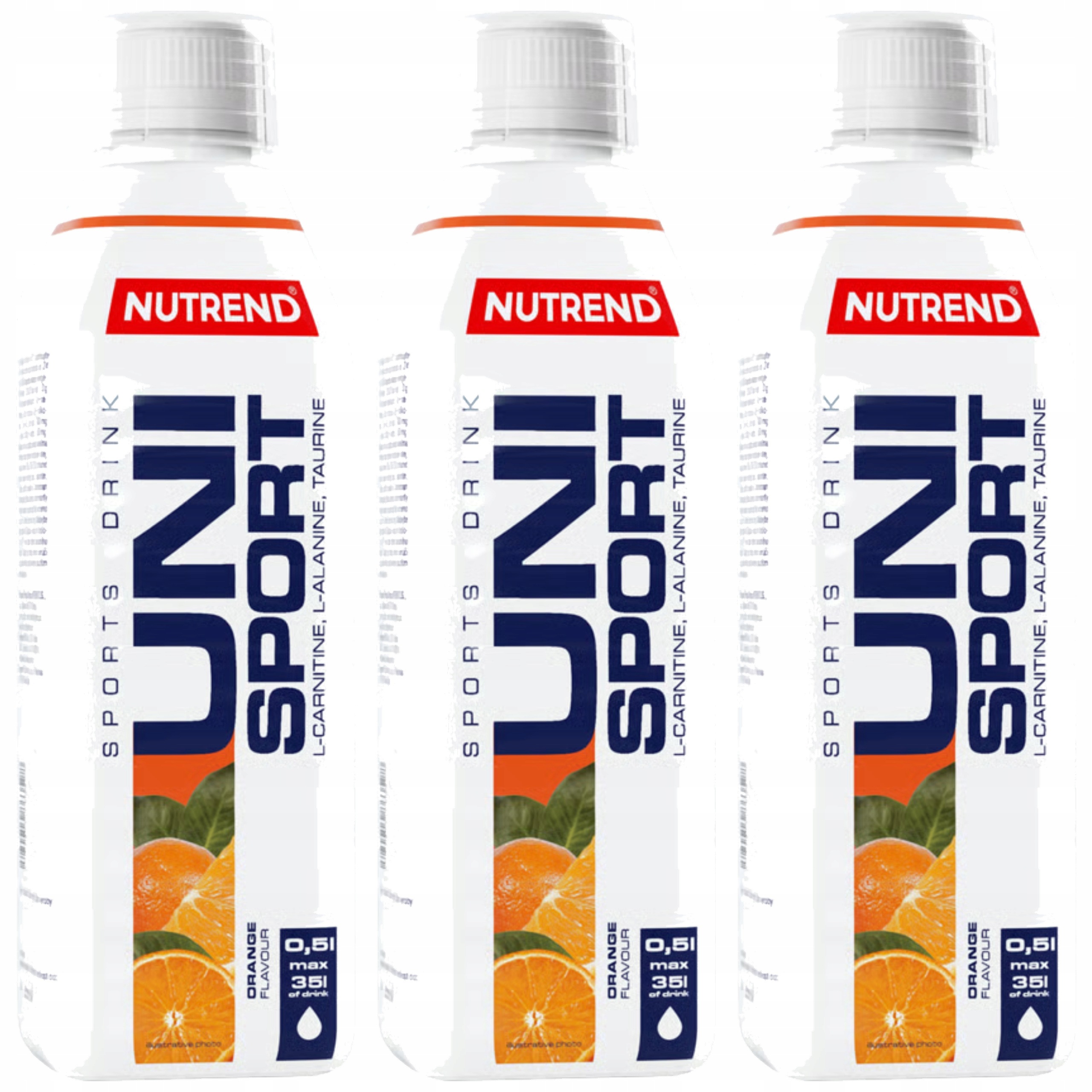 3x Isotonický nápoj Regenerace Taurin L-karnitin Re-ge UNISport Nutrend