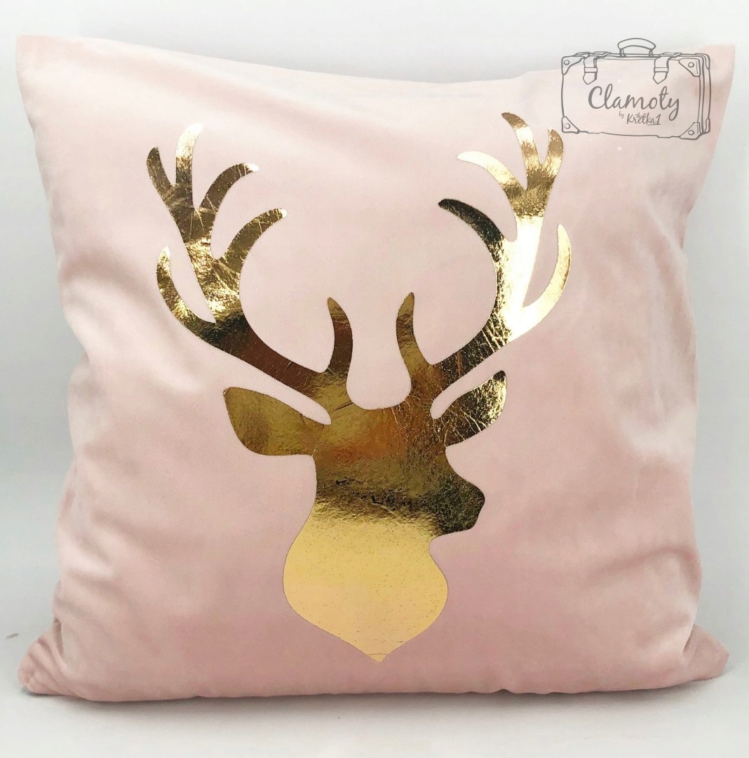 

Aksamitna Poszewka świąteczna Limited Renifer roz