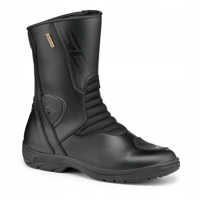 Turistické motocyklové topánky Sidi Gavia Gore-tex Black/black čierne Darčeky