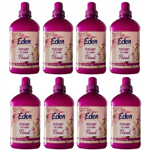 Levně Parfém na tekuté tkaniny tekutá aviváž koncentrát Eden 8x 720ml 8ks