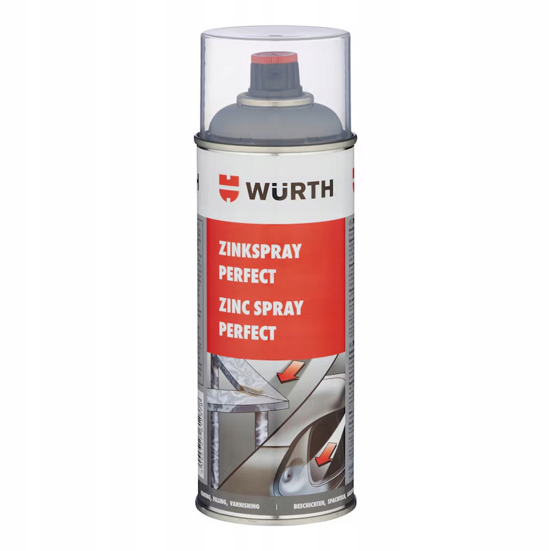 Spray cynkowy Perfect spray do metalu Wurth 400 ml