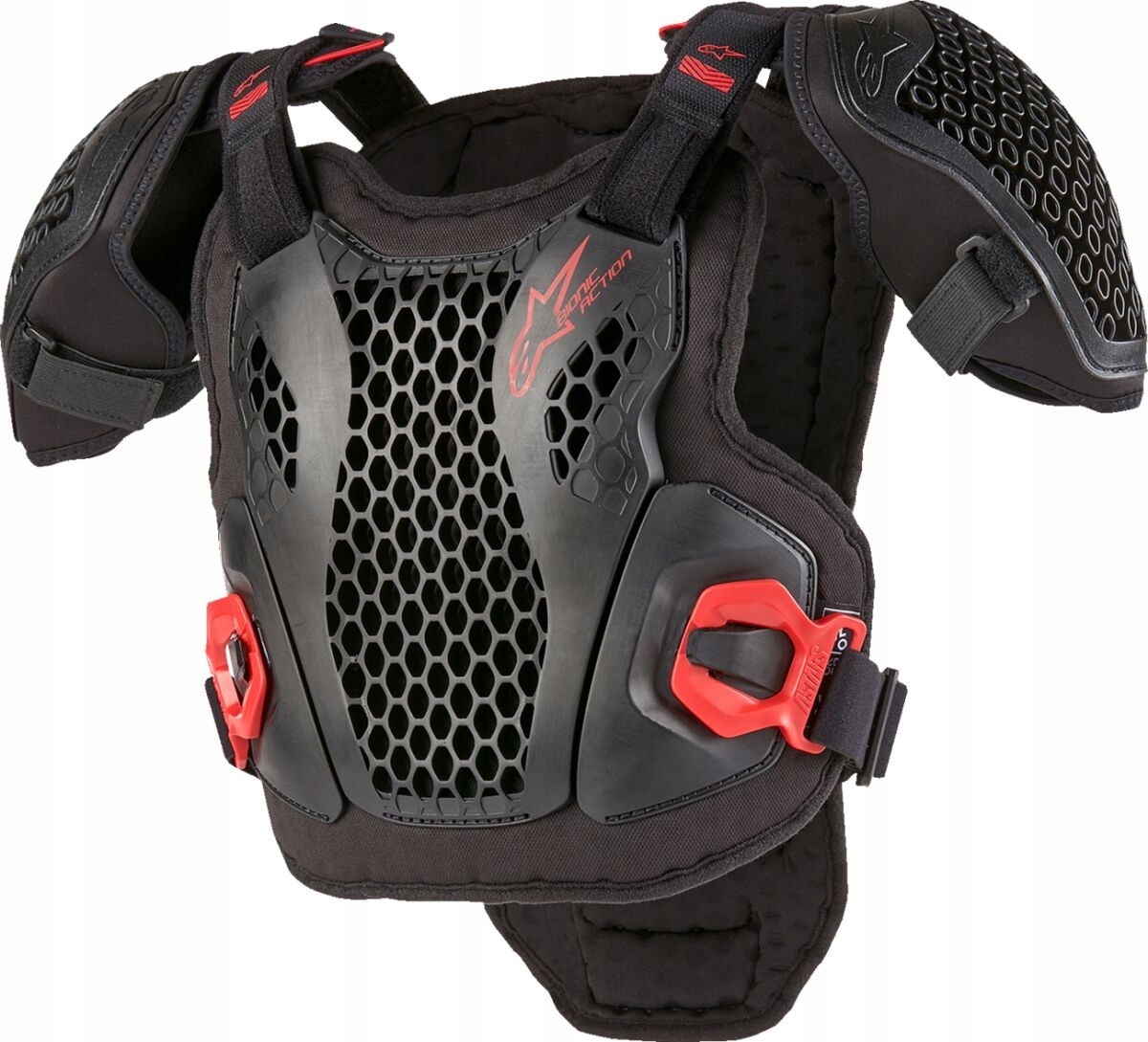 Buzer Dziecięcy Alpinestars Youth Bionic Action Cross Black/red LXL