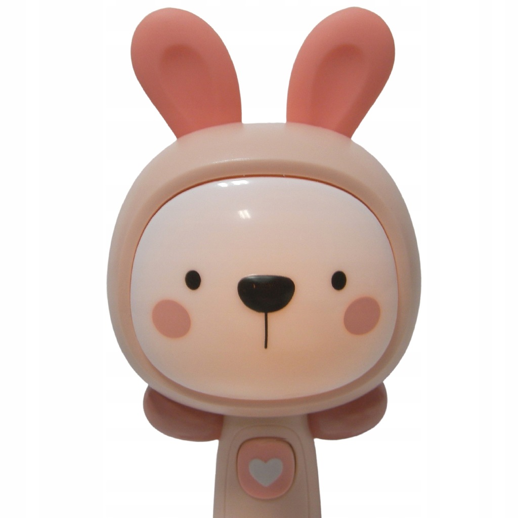 Grzechotka królik melodyjki dźwięk światła BT0242K Płeć dziewczynki