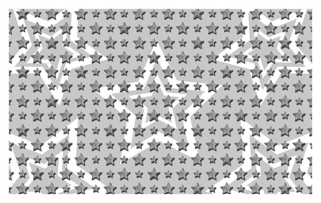 Fototapeta Hvězdy šedé bílé kov vinylová minimalismus 312x219 lepidlo
