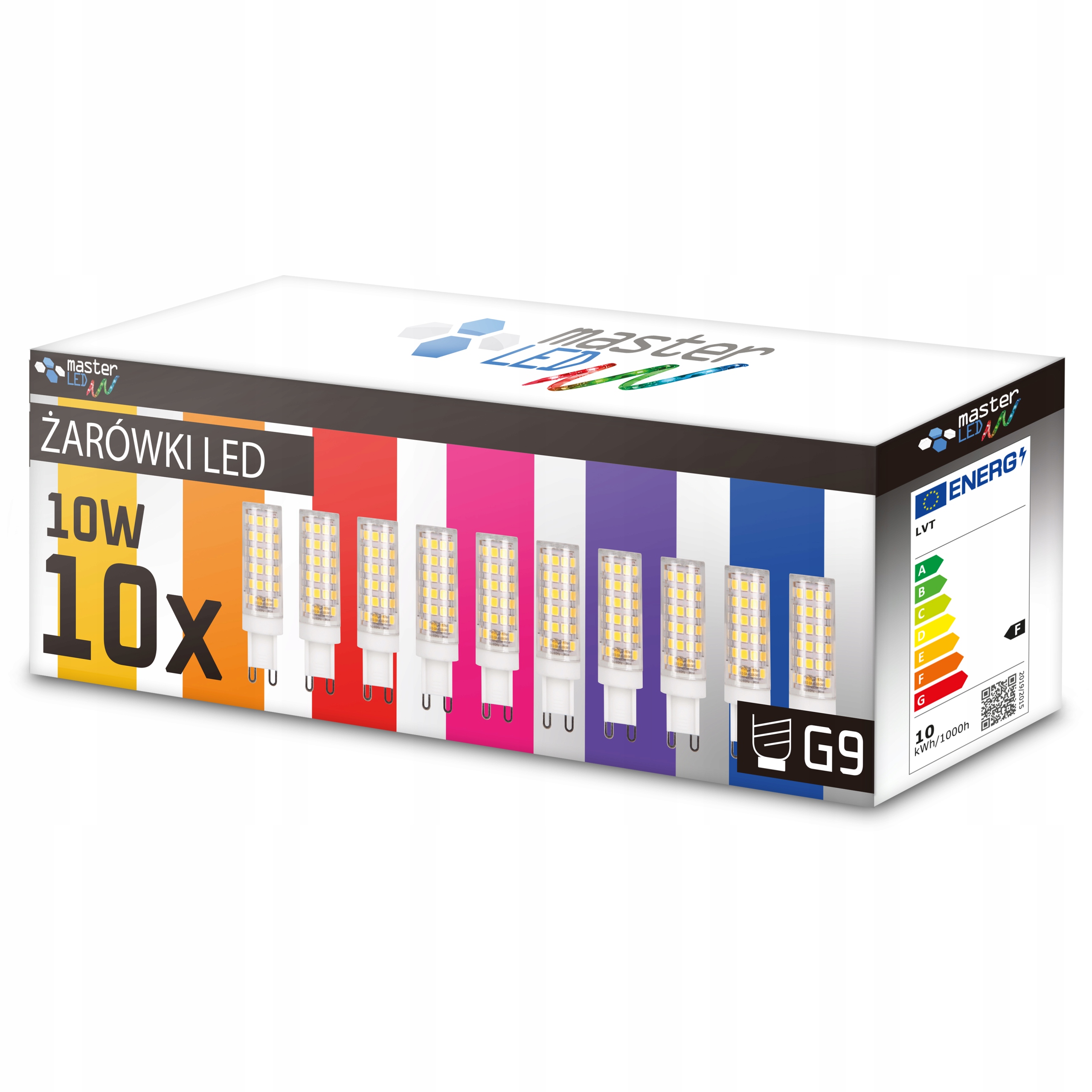 10x Żarówka G9 Led 10W do żyrandoli Master Led