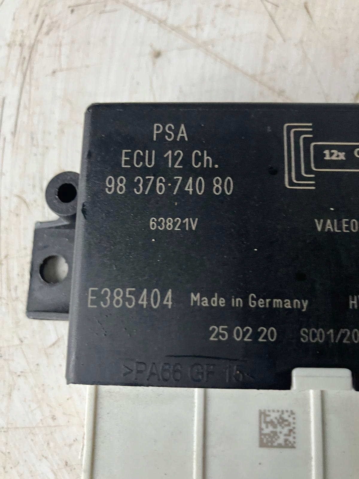 Module PDC OPEL CORSA F 9837674080