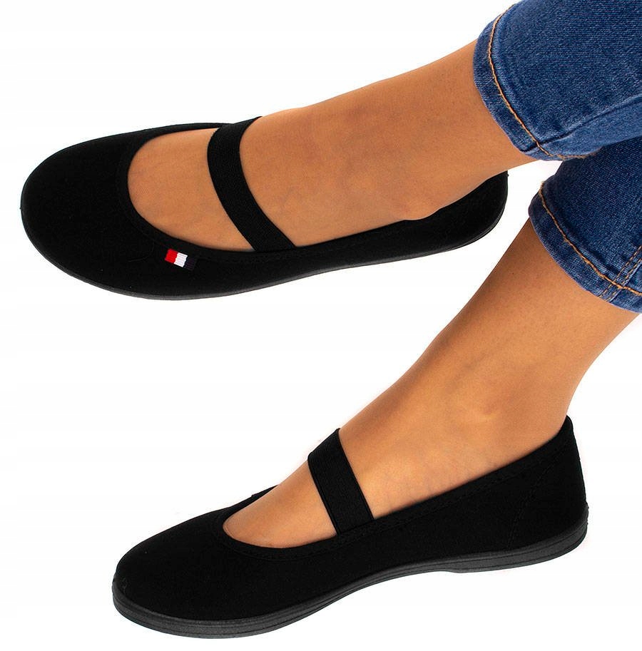 

4840 Czarne Wsuwane Tenisówki Flagi Czeszki 39