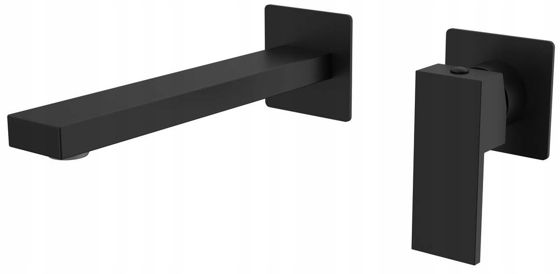 Podomietková umývadlová batéria Sapho Cubemix čierna