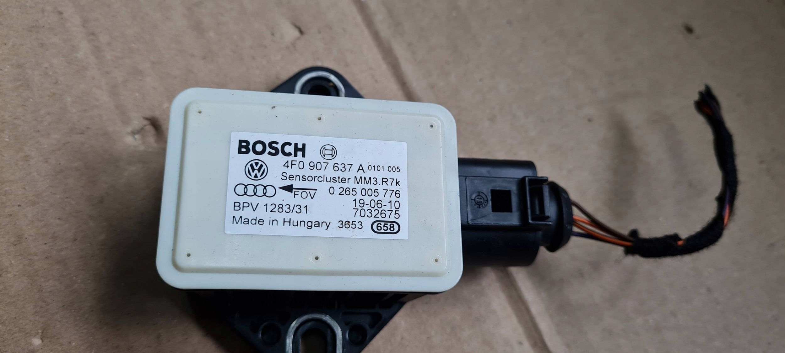 A6 C6 LIFT module control unit ESP connecting spoiler 4F0907637A