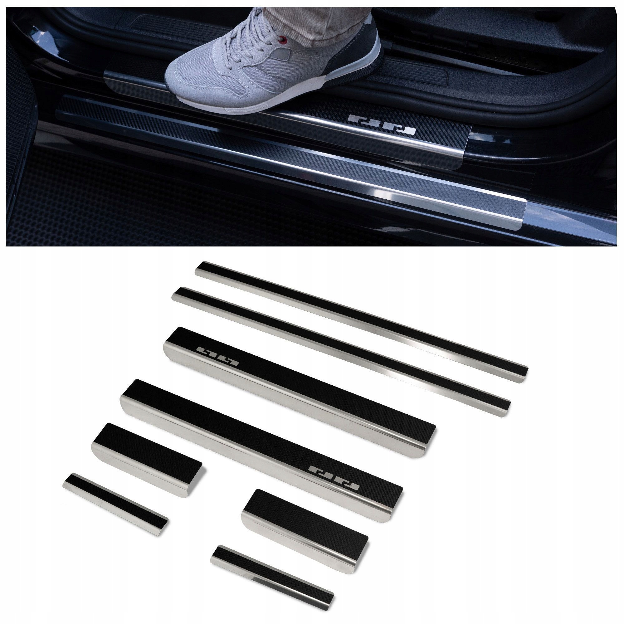 Ochranné krytky prahových lišt pro Fiat Freemont I 2011-2016