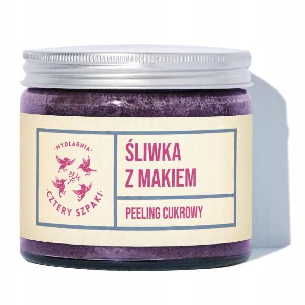 Peeling švestka s mákem 250 ml 4Špačci