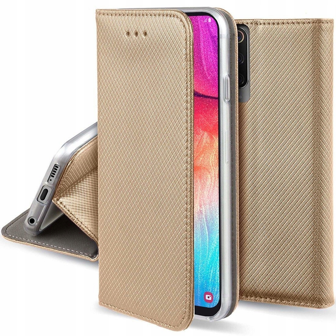Etui Smart Magnet do Xiaomi Redmi A5 Global (173,45 x 79,35 x 8,45) złote