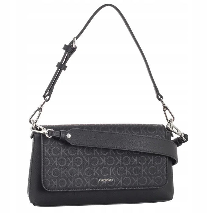 Taška Calvin Klein Shoulder Bag Mono Black K60K612903 Černá