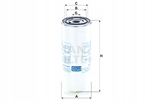 FILTR OLEJU AGRO MANN-FILTER Marka Mann-Filter