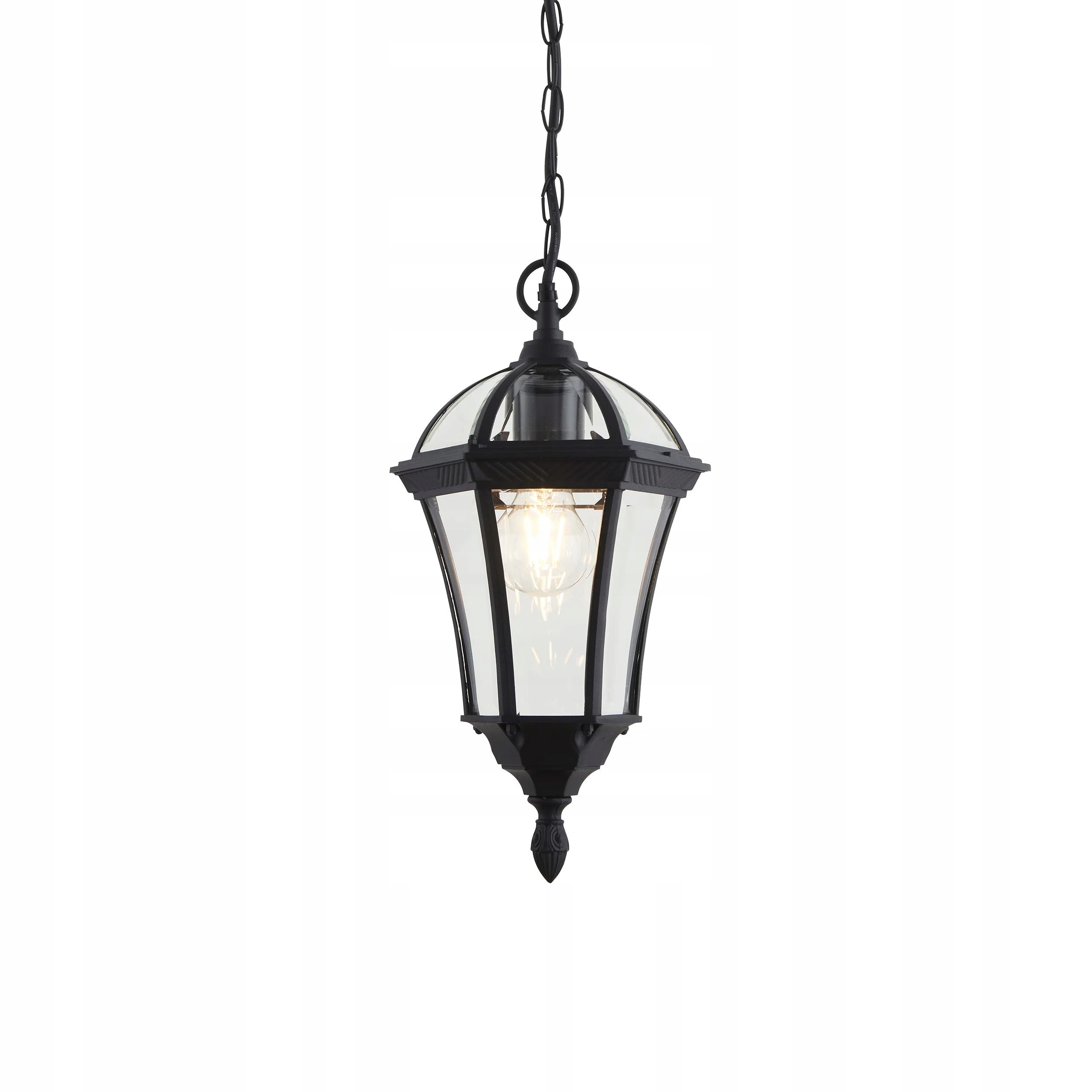 Endon Vonkajšia závesná lampa 1xE27 60W čierna IP44