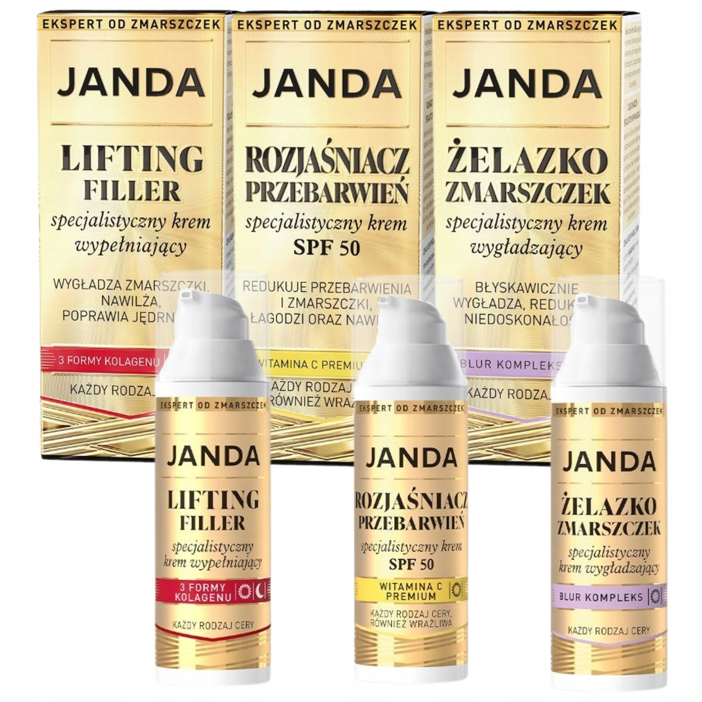 Janda Sada liftingové žehlička proti vráskám Spf Dárek