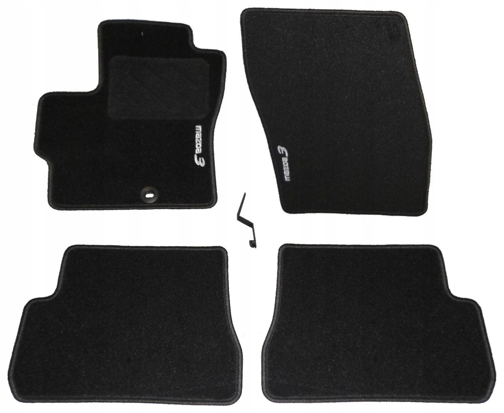 Oryginalne Dywaniki Welurowe Mazda 3 Bk '03-08