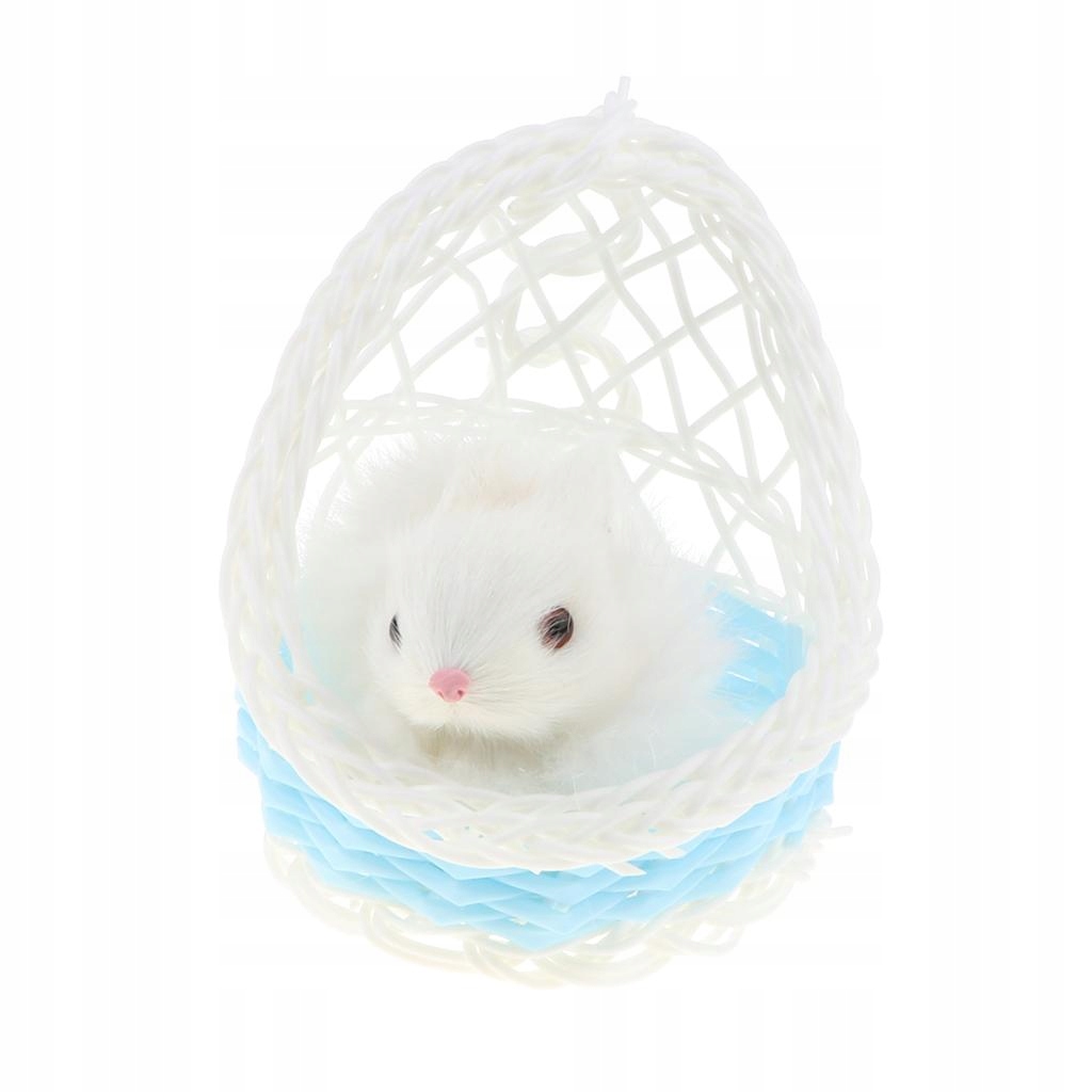 Model zwierząt Figurka siedzący w koszu Marka bez marki