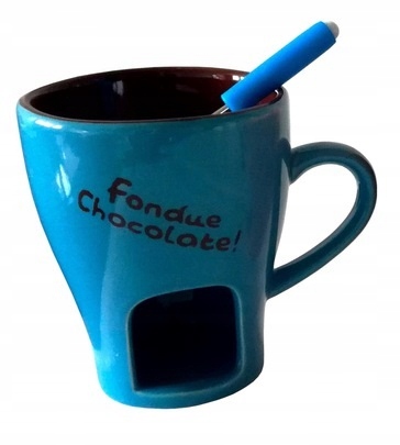 FOUNDE DO CZEKOLADY Z WIDELCZYKAMI KUBEK