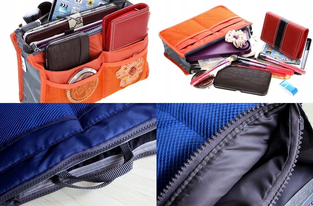 Organizer do walizki kosmetyczka Kuferek różowy torebki podróżny do torby Kolor różowy