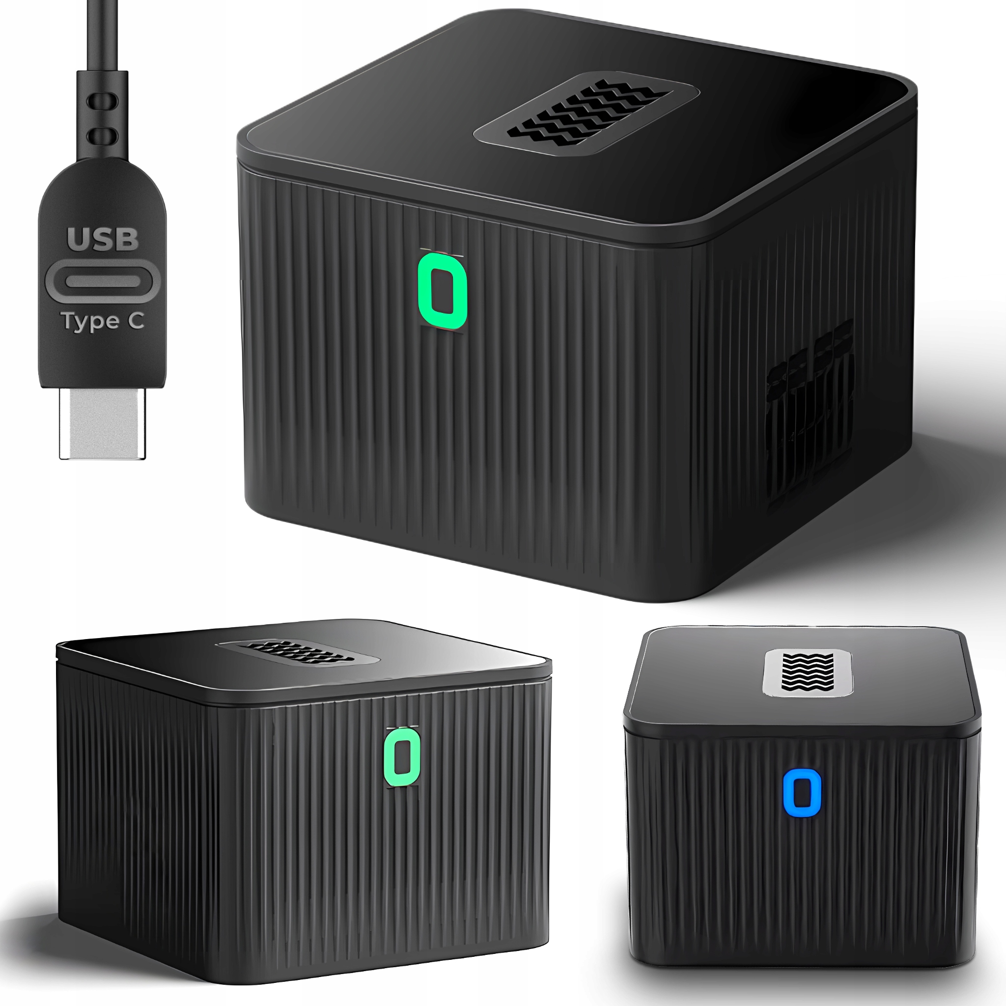 Ionizátor vzduchu Čistič prenosný do kancelárie domu Usb-c Tichý Výkonný