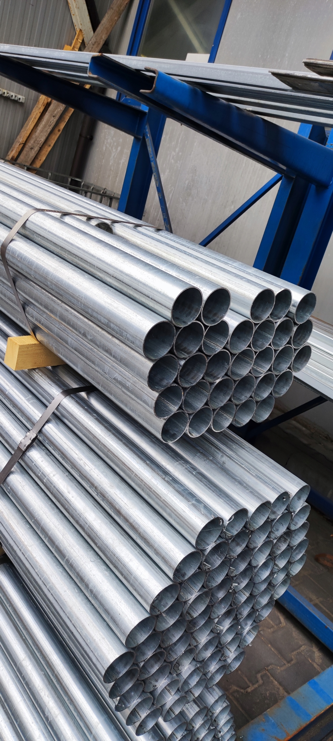 Rura FI 48 ocynkowana na słupki stal 150cm 1,5m