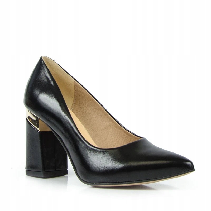 LaRoni 3117 Čelovka Sloupek Kůže Lico Černá 40