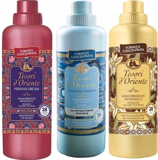 Tesori d'Oriente Sada 3 italských oplachovacích přípravků 760 ml Ptv