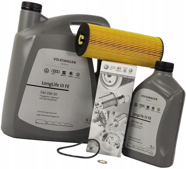 OE VAG FILTR+OLEJ 0W30 6L AUDI A6 C5 A8 D2 2.5 TDI