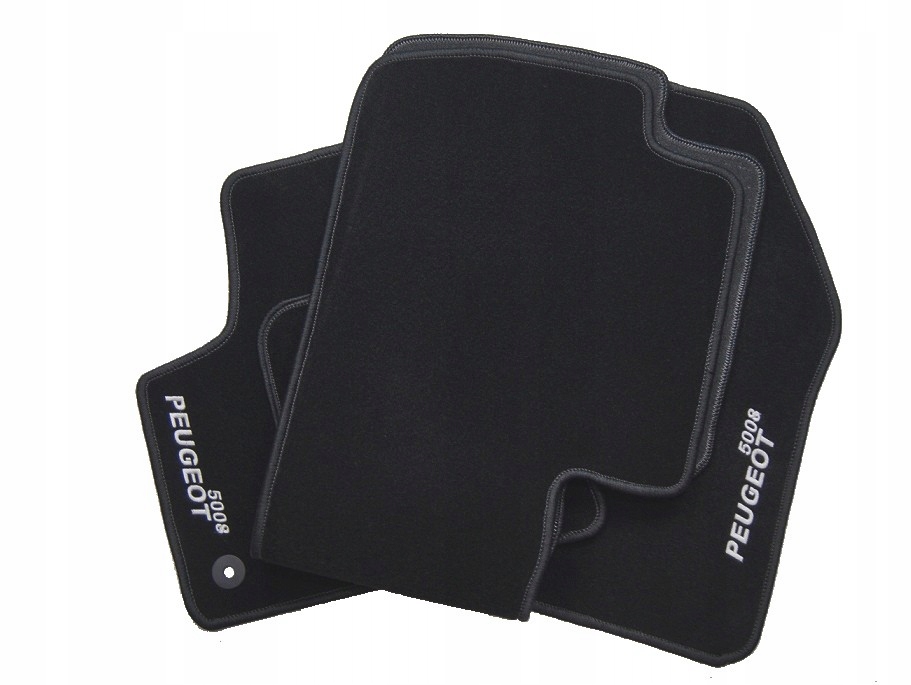 Dywaniki welurowe samochodowe pod model auta Classic CZARNE + HAFT PRZÓD Informacje dodatkowe mocowania w zestawie