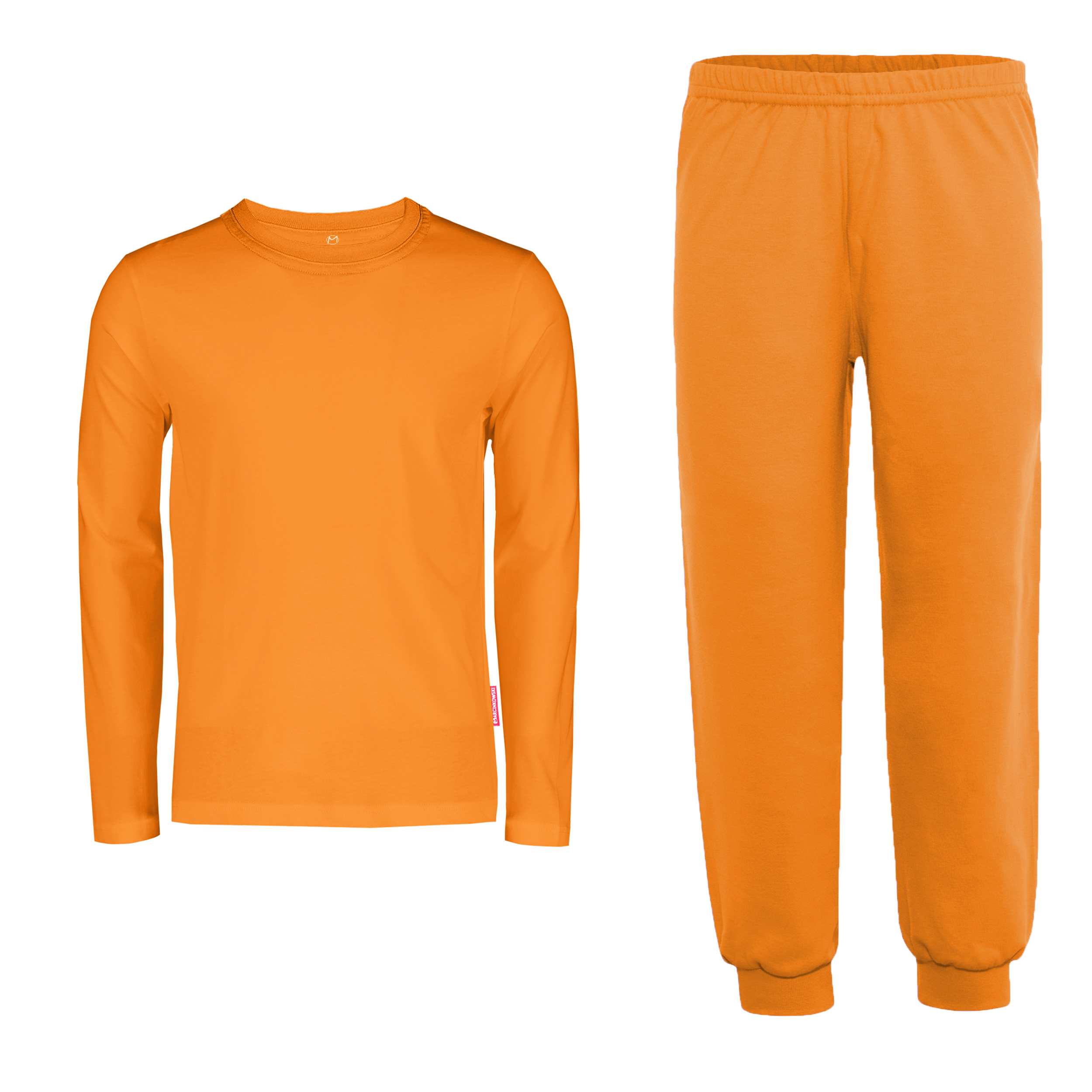 KOMPLET DZIECIĘCY POMARAŃCZOWA BLUZKA I SPODNIE DŁUGIE DO PRZEDSZKOLA 110 Marka Marcinkowski