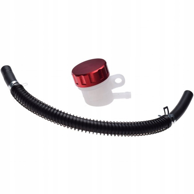 ZBIORNIK POMPY HAMULCOWEJ TYŁ quad czerwony CNC