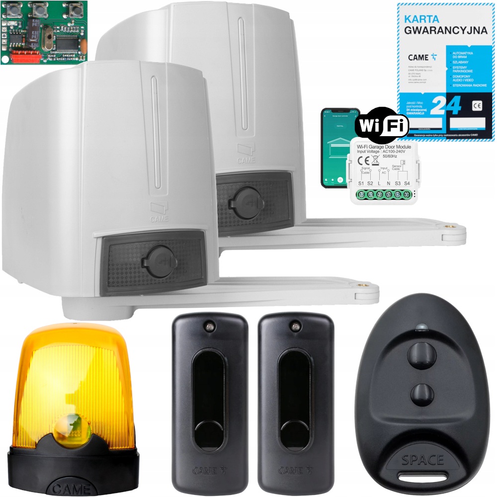 Came Fast Plus FA70230 Cb Zestaw do 4,6m szeroki słupek Pilot SP2 WiFi Led