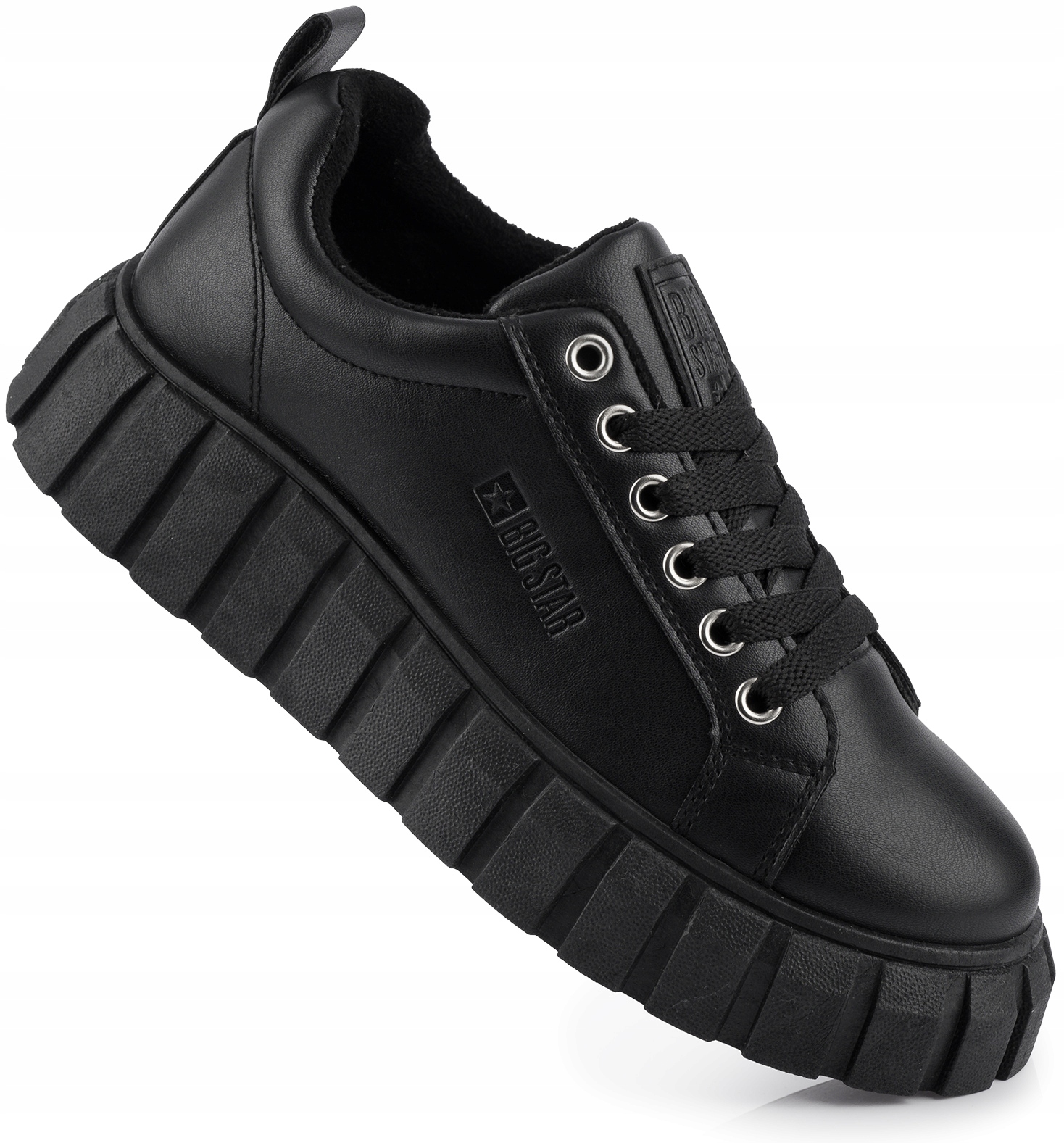 Big Star Damskie Buty Sneakersy Trampki Na Platformie Czarne r. 38