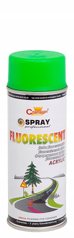 

Fluor Fluorescencyjny Zielony Lakier Farba Spray