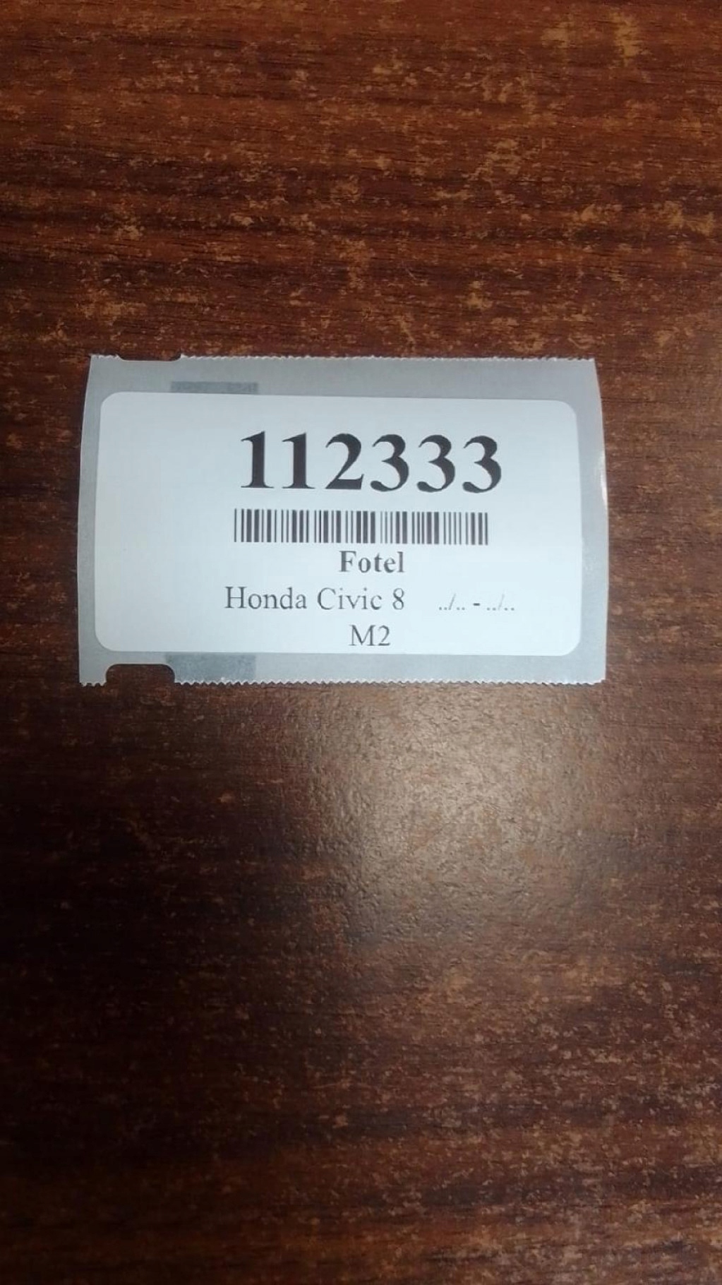 HONDA CIVIC VIII UFO Sitz Sitz heck
