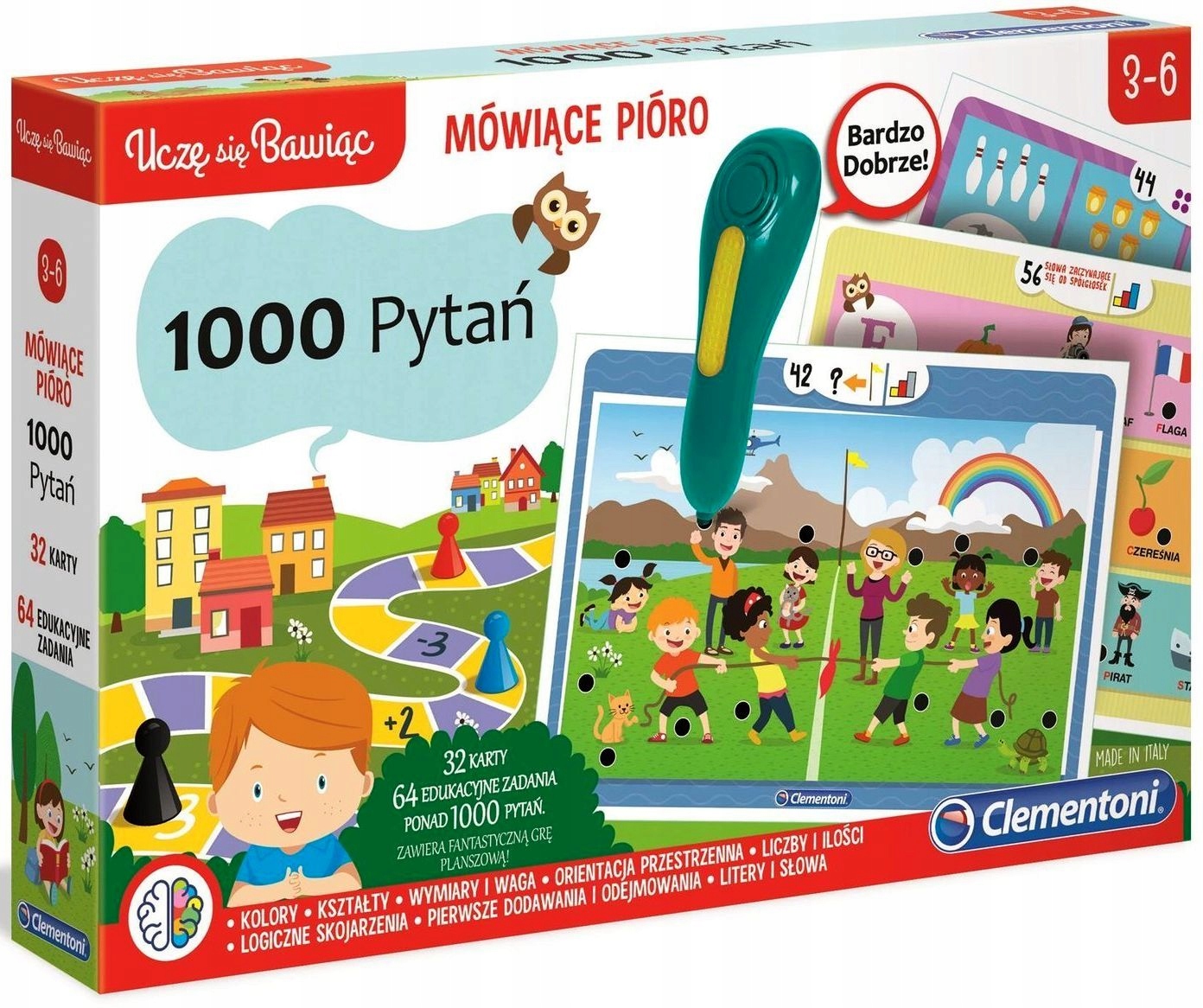 

Clementoni 1000 Pytań Przedszkolaka Mówiące Pióro