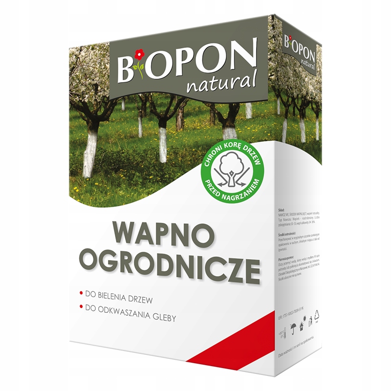 

Wapno ogrodnicze Biopon bielenie odkwaszanie 1kg