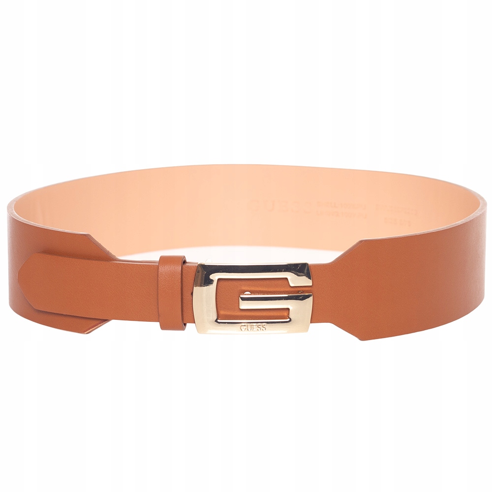 Guess Pásek M (80) Hnědý Dárek Originál Kůže BWU282