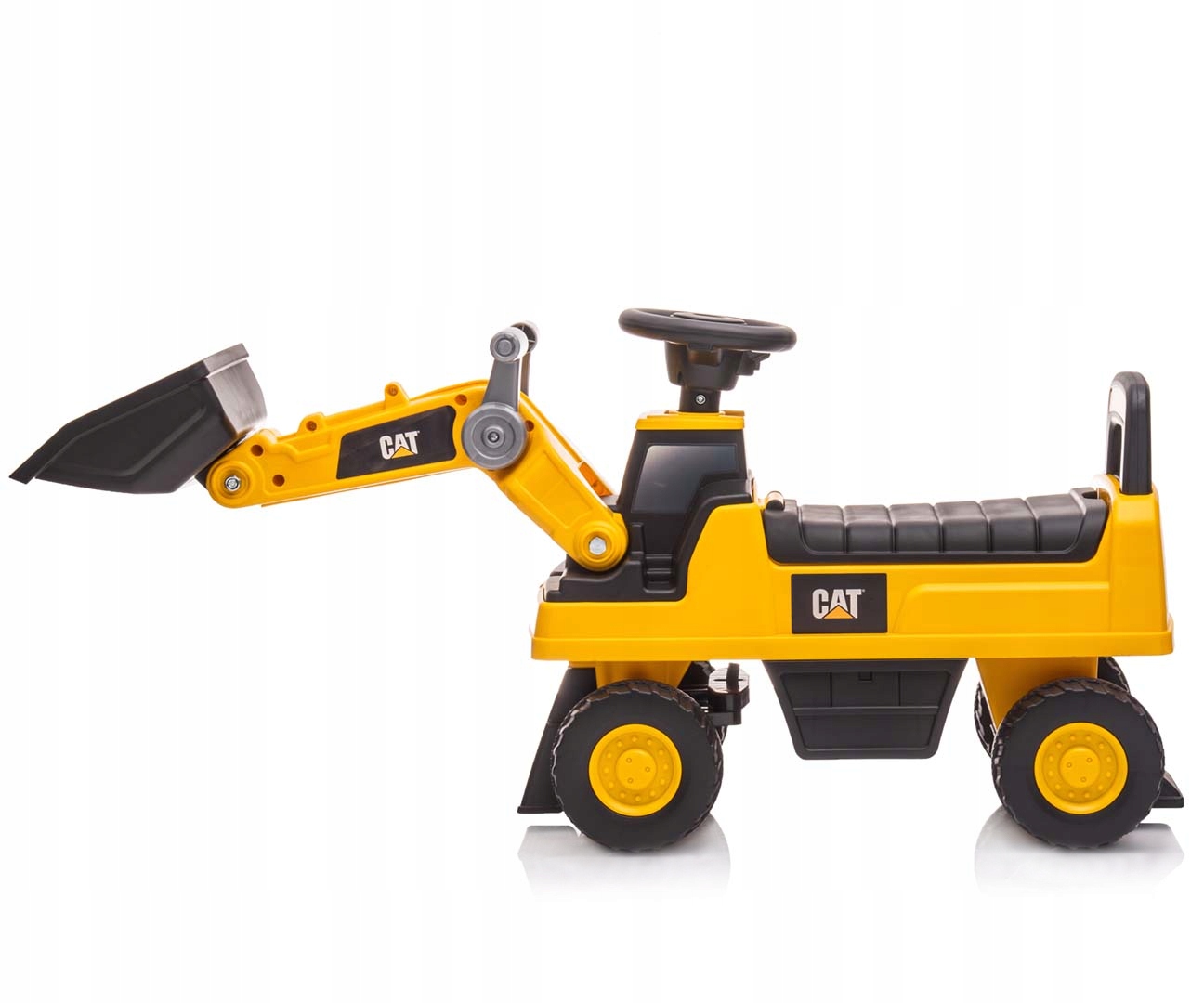 Jeździk samochód dla dzieci auto KOPARKA CAT LICENCJA pojazd do siadania Marka inna