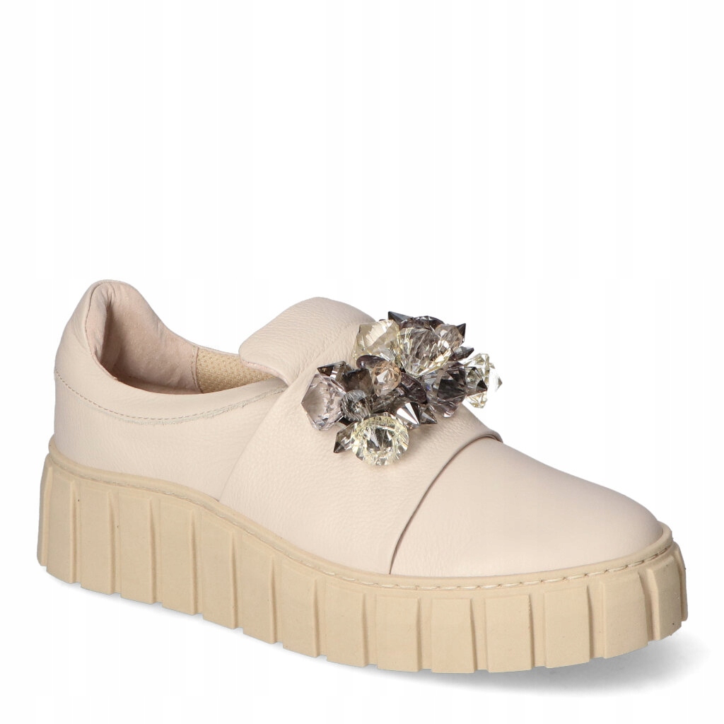 Polobotky Neo Shoes M02 Béžová lico 36